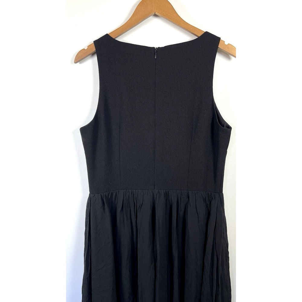 Trina Turk Uster Women Sleeveless Chiffon Layers Jumpsuit Size 10 Black Occasion - Picture 7 of 12